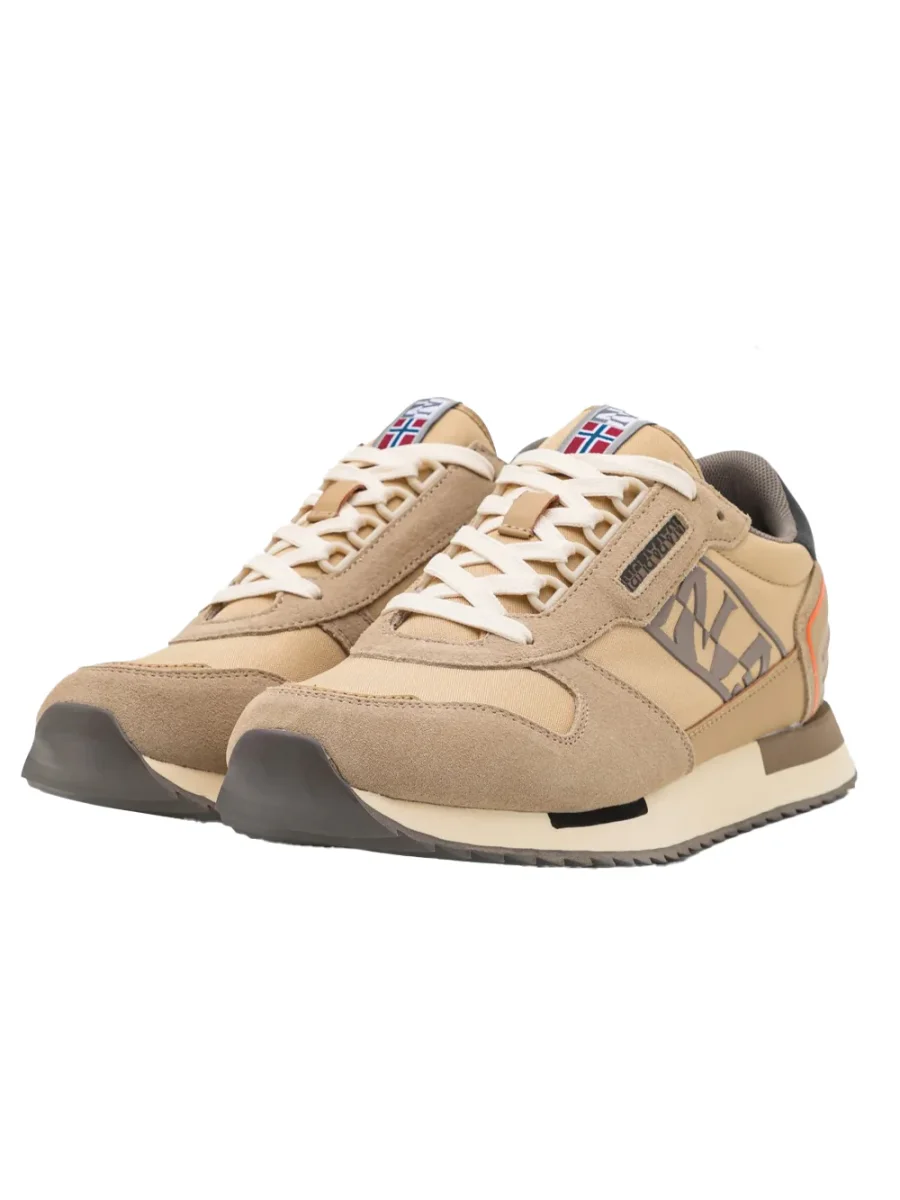 Napapijri Sneakers Virtus Pelle/Poliestere Beige - immagine 3