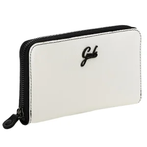 Gabs Portamonete Zip Around Porta Carte Bianco Donna
