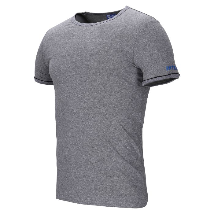 Completo set intimo slip e maglietta t-shirt Inter Fc grigio Uomo - immagine 3