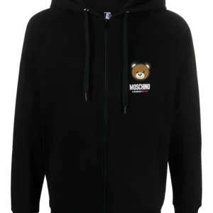 Moschino Underbear Hoodie Cotone Nero
