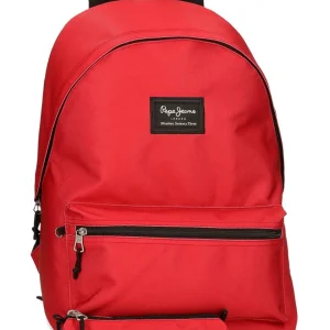 Pepe Jeans Zainetto Casual Aris + Astuccio Rosso Unisex