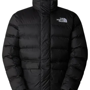 The North Face Giacca Imbottita Limbara con Cappuccio in Poliestere Riciclato Nero Uomo