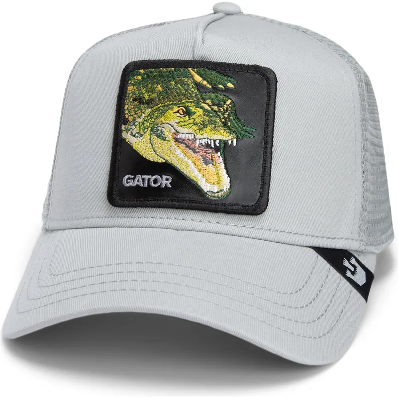 Goorin Bros. Trucker Cap Cappellino Animal 'Swamp Monster' Grigio Chiaro Unisex - immagine 6