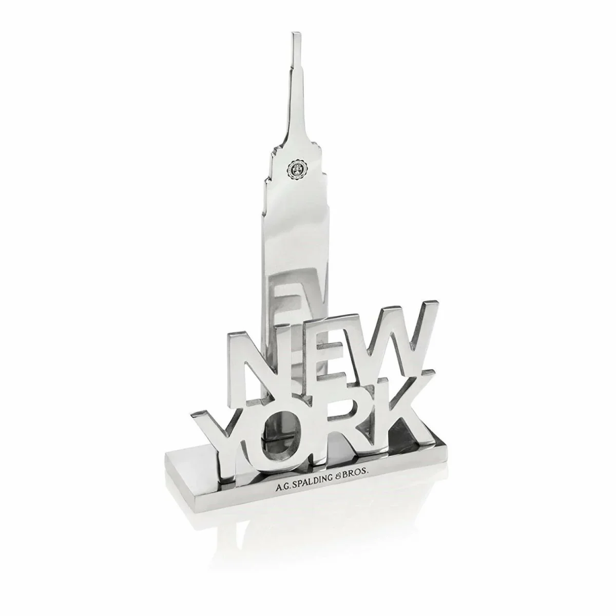 Spalding & Bros A.g. New York Letter Holder Argento Unisex - immagine 3