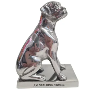 A.g.spalding&bros. Fermacarte Da Ufficio 'sitting Dog' Argento Unisex
