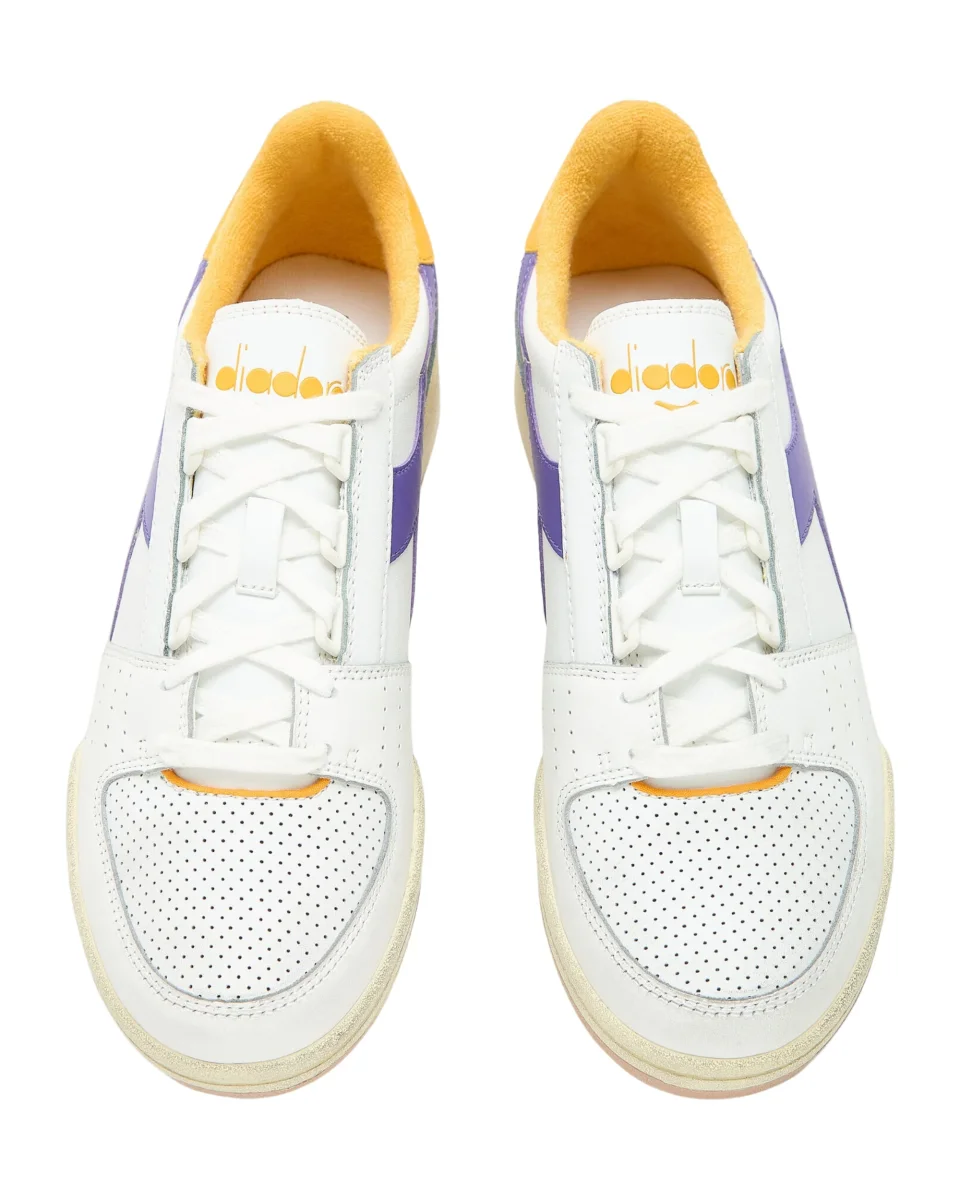 Diadora Sneakers Davis Pelle Bianco - immagine 3