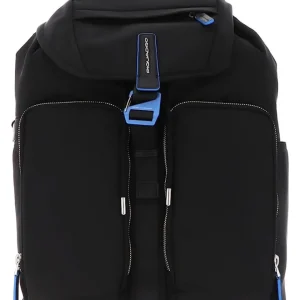 Piquadro Ultra Leggero Porta Pc Laptop Ipad Tessuto Riciclato Nero Uomo