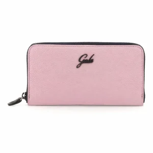 Gabs Portafoglio con portamonete e slot card con zip in Pelle Gmoney17 Bull Black - PROVENZA