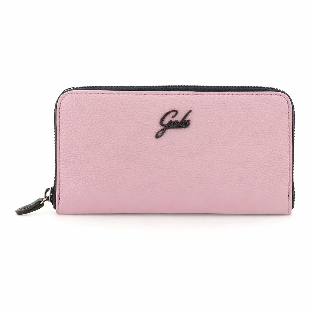 Gabs Portafoglio con portamonete e slot card con zip in Pelle Gmoney17 Bull Black - PROVENZA