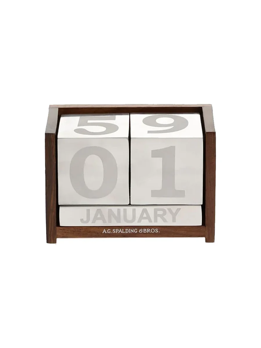 Spalding & Bros A.g. Calendario Bianco Unisex
