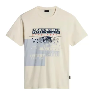 Napapijri Maglietta Argus Cotone Bianco