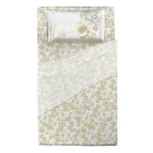 THUN Completo Letto Piazza e Mezza in Cotone - lenzuola 4 Bloom multicolor B201470