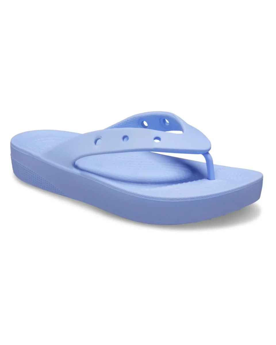 Crocs Infradito con Piattaforma Classic Platform Flip Viola - immagine 3