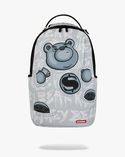Sprayground Zaino Big Backpack Scuola City Viaggio Shark bear money