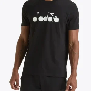 Diadora T-Shirt Logo Big Cotone Nero