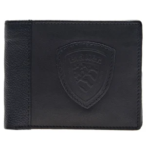 Blauer Portafoglio Almont nero in pelle portamonete e carte - slot Card Uomo