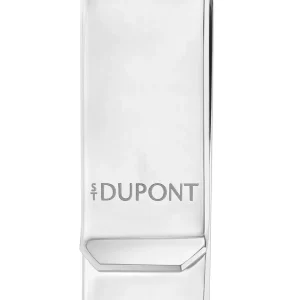 S.t.dupont fermasoldi palladio Rect Money Clip Argento 5x2 cm circa - 003121