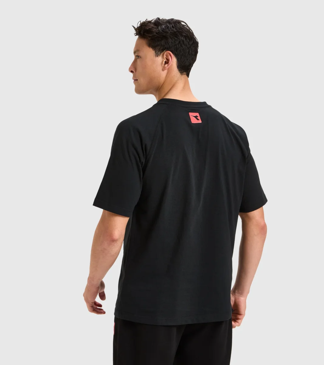 Diadora T-Shirt Urbanity Cotone Nero - immagine 4