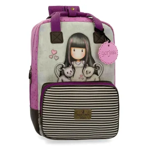 Gorjuss Santoro Zaino Scolastico Rosa Multicolore Bambina