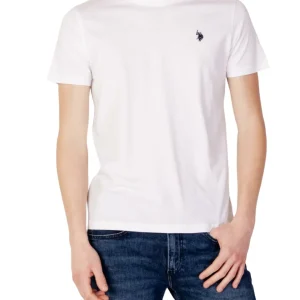 U.s. Polo Assn. Maglietta T-Shirt Mick Bianco Uomo