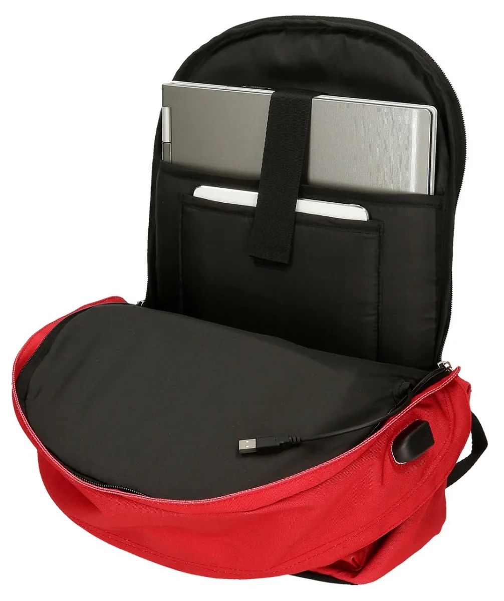 Pepe Jeans Zainetto Casual Aris 2 Comparti Rosso Unisex - immagine 3