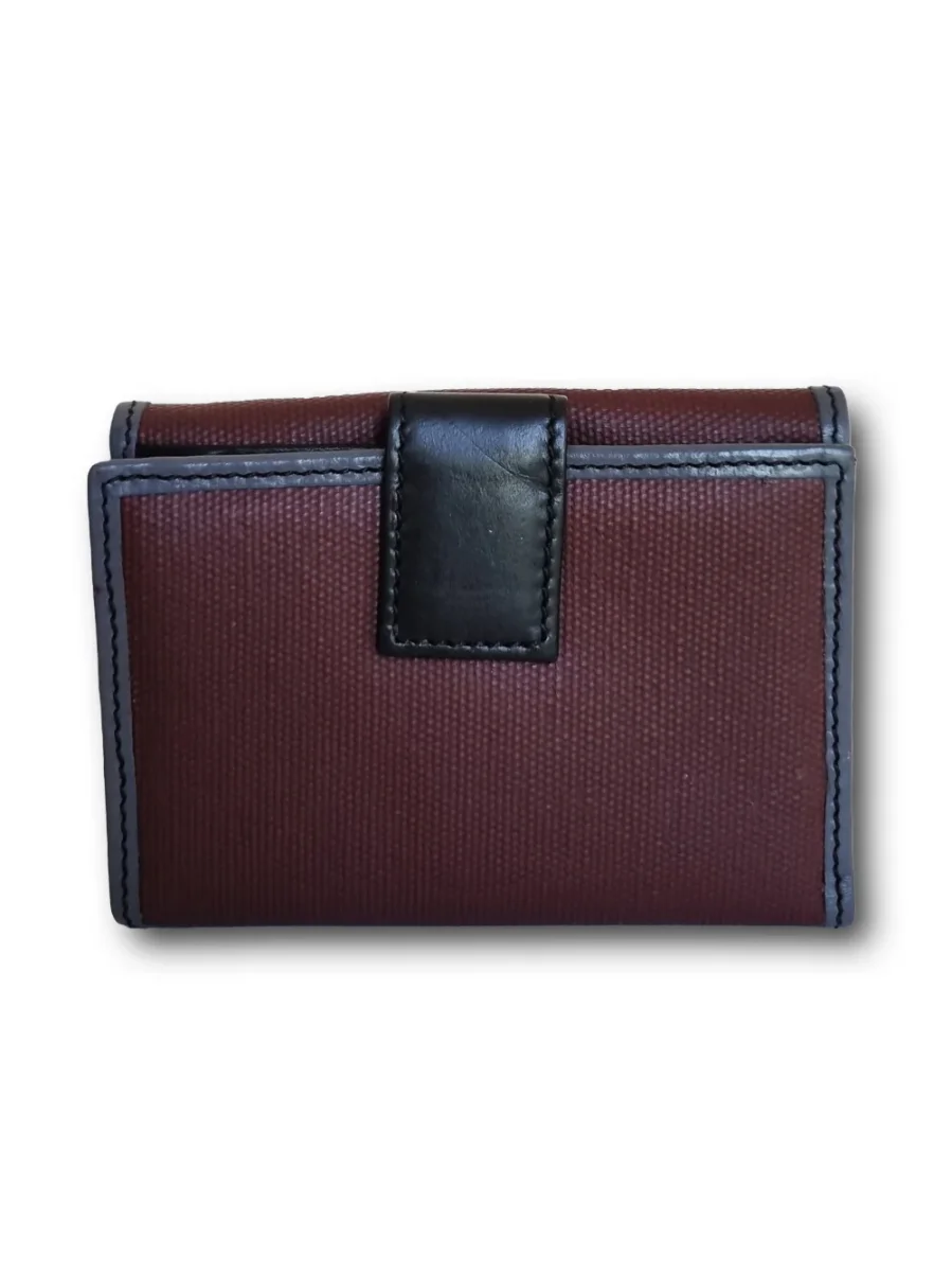 La Martina Portamonete Porta Banconote Carte Viola Donna - immagine 4