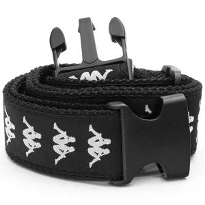 Kappa Cintura 222 Banda Belt 35 Authentic Nero