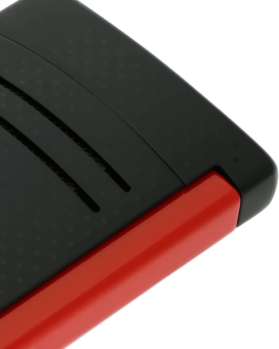 S.t.dupont Accendino Maxijet Fiamma Potente Antivento Ricaricabile Nero Rosso 020160N - immagine 4