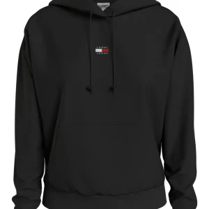 Tommy Hilfiger Maglietta Logo Nero Cotone