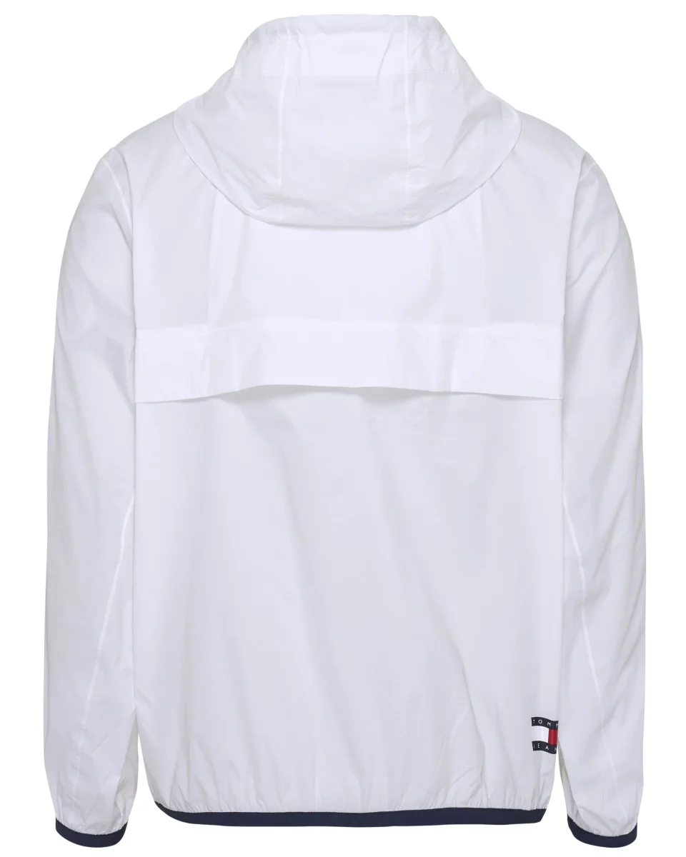 Tommy Jeans Giacca Antivento Piegabile Bianca - immagine 3