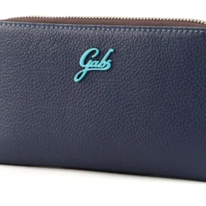 Gabs Portafoglio Gmoney17 pelle G140nd-p0086 Zip Around Blu Donna