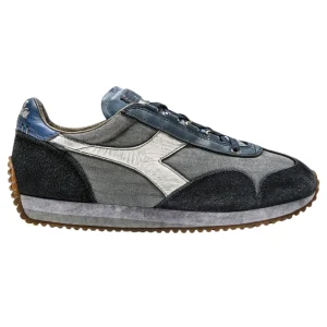 Diadora Heritage Sneakers Equipe H Dirty Stone Wash Evo Pelle Bovina Blu