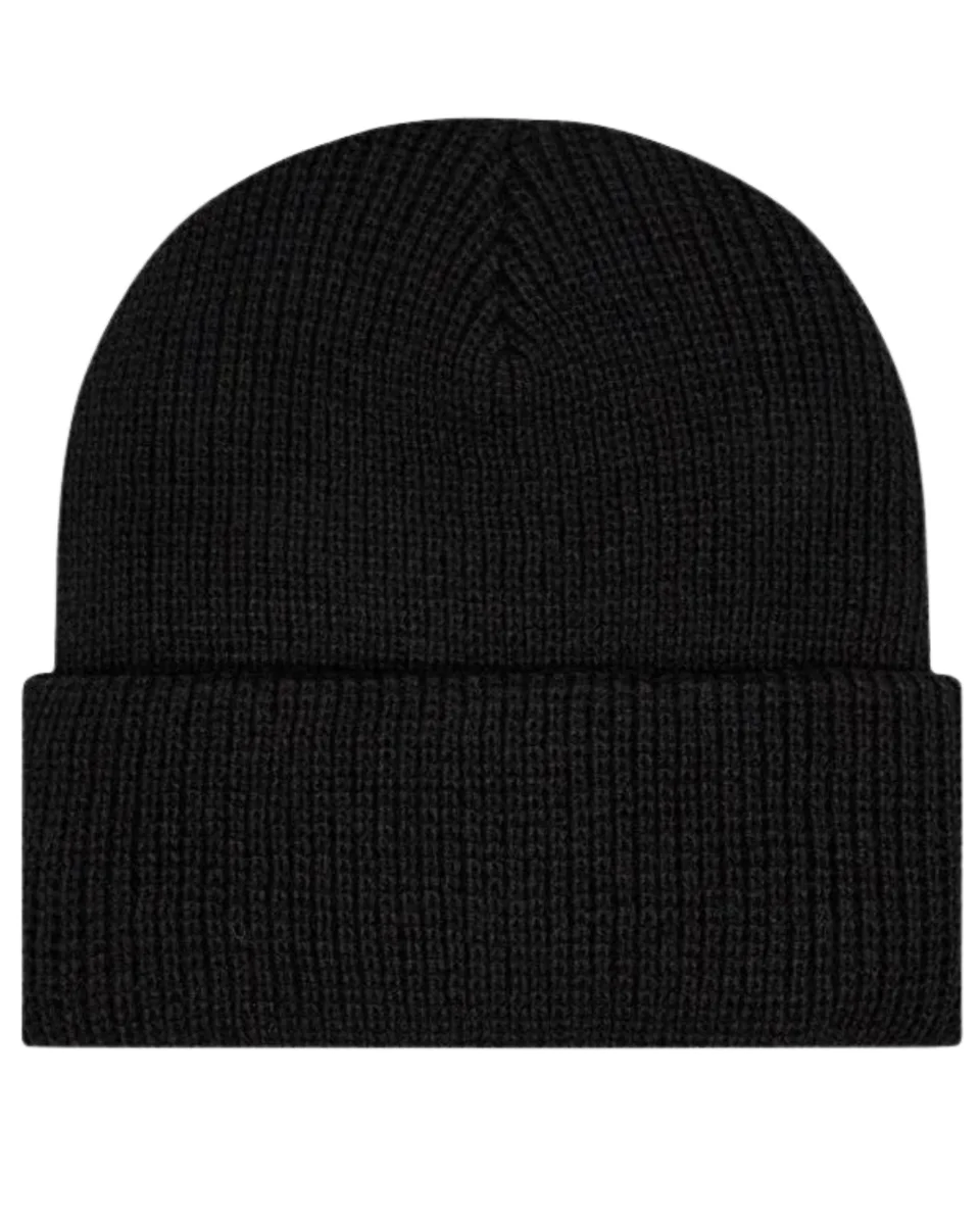Goorin Bros. Cappello Beanie Hat Cuffia Con Patch Frontale E Logo Su Lato Nero Unisex - immagine 4