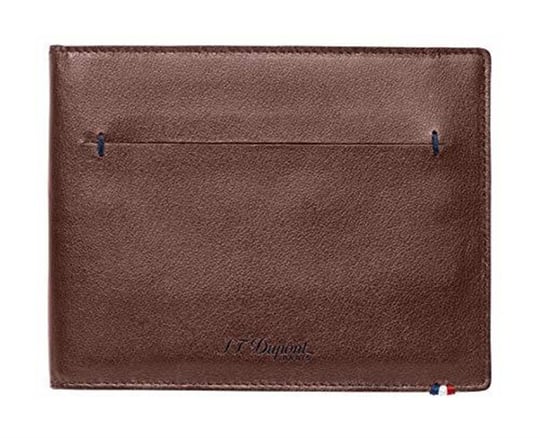 S.t.dupont pelle uomo porta carte credito line D - 180192 marrone inbox - immagine 3