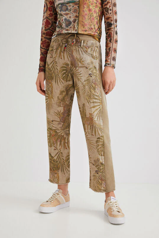 Desigual Ibrido Tropicale Comfort Fit Multicolore Donna - immagine 3