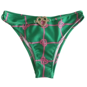 Chiara Ferragni Bikini Bottom Verde Donna