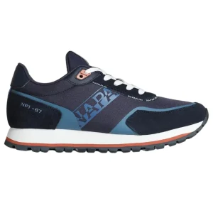 Napapijri Sneakers Lotus in Poliestere e Pelle Blu