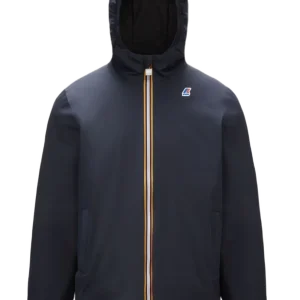 K-way Jacques Warm Double Reversibile Giubbotto Parka Blu Uomo