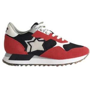 Atlantic Stars Sneaker Casual Dracoc Rosso Nero Uomo