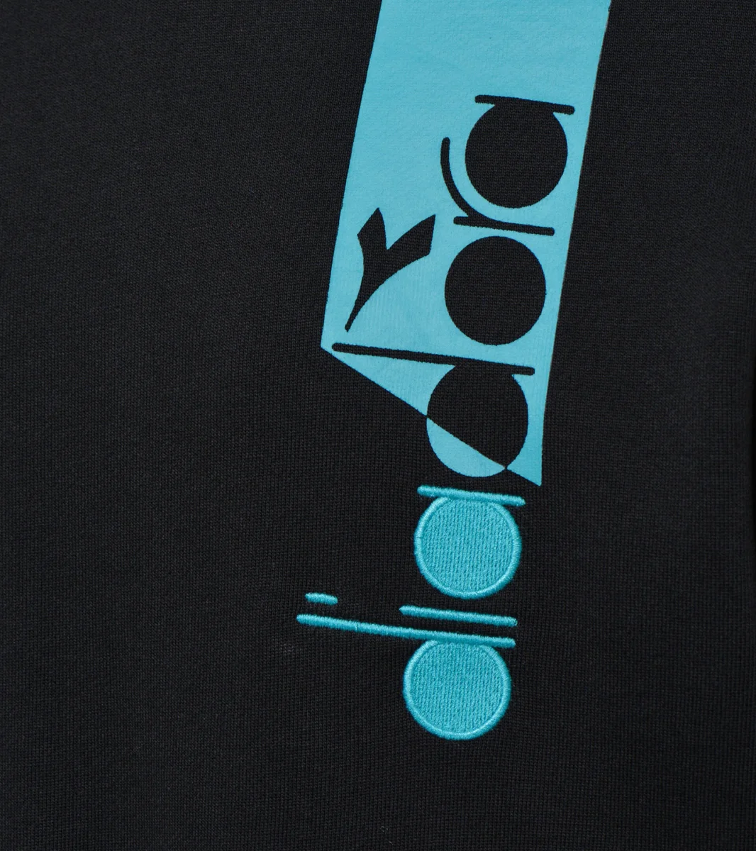 Diadora Felpa Hoodie Icon Cotone Nero - immagine 6