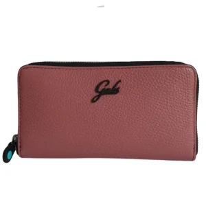 Gabs Portafoglio Gmoeny17 in Pelle con Zip All Around Rosewood