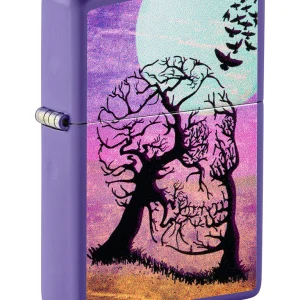 Zippo Scheletro Albero Viola 48638