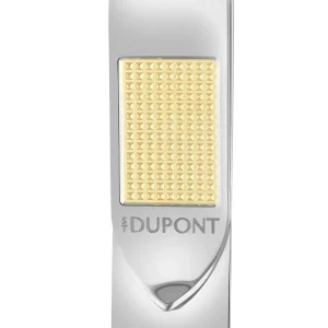 S.t.dupont Rect Money Clip Argento Unisex