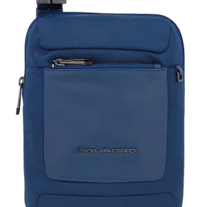 Piquadro Borsello Grande Porta Ipad 11' Blu Uomo