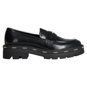 Liu Jo Mocassino Taylor da Donna Tomaia in Ecopelle Nero Lucido