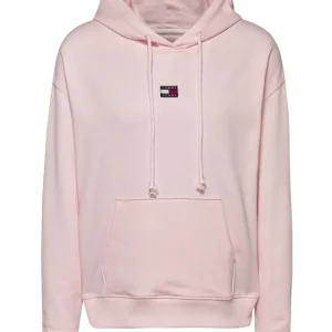 Tommy Jeans T-Shirt Logo Rosa Cotone