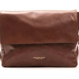 The Bridge Messenger Linea Firenze in Pelle Liscia Marrone per Uomo