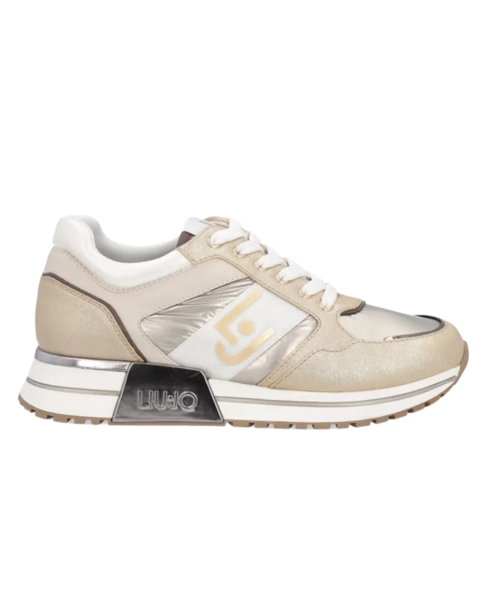 Liu Jo Sneakers Kiss 06 Argento/Beige