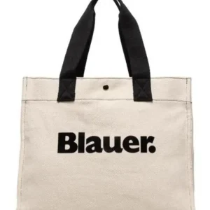 Blauer Tracolla Beach Tote Shopper Beige Donna