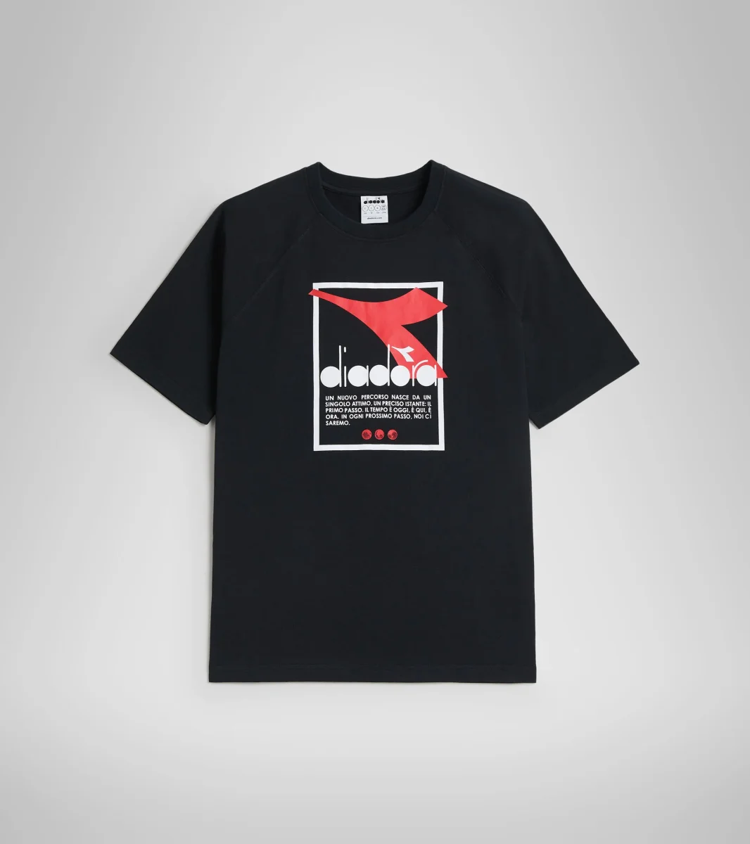 Diadora T-Shirt Urbanity Cotone Nero - immagine 6